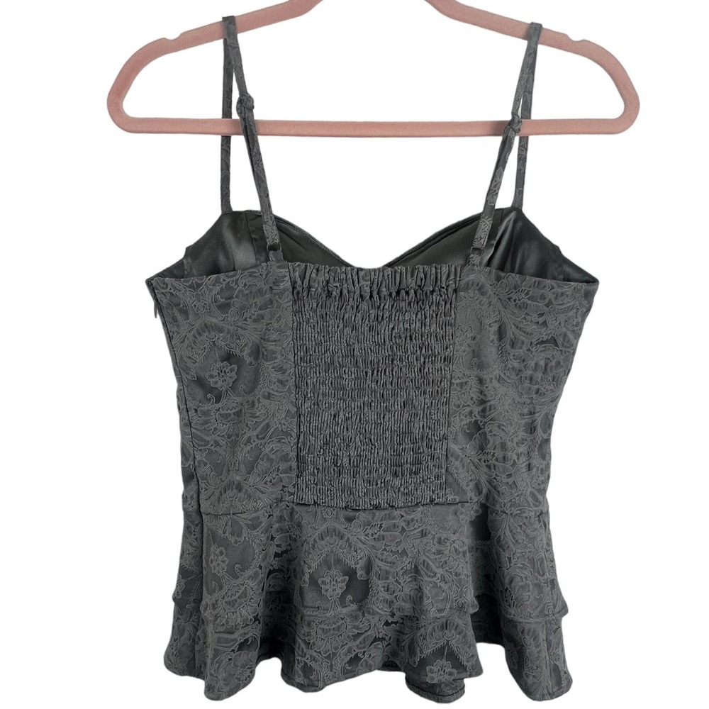 Guess Embroidered Ruffle Fit & Flare Cami - Picture 3 of 12